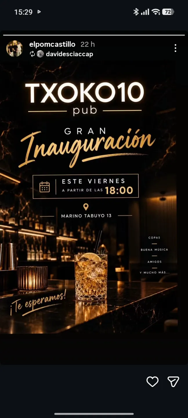 Inauguración bar