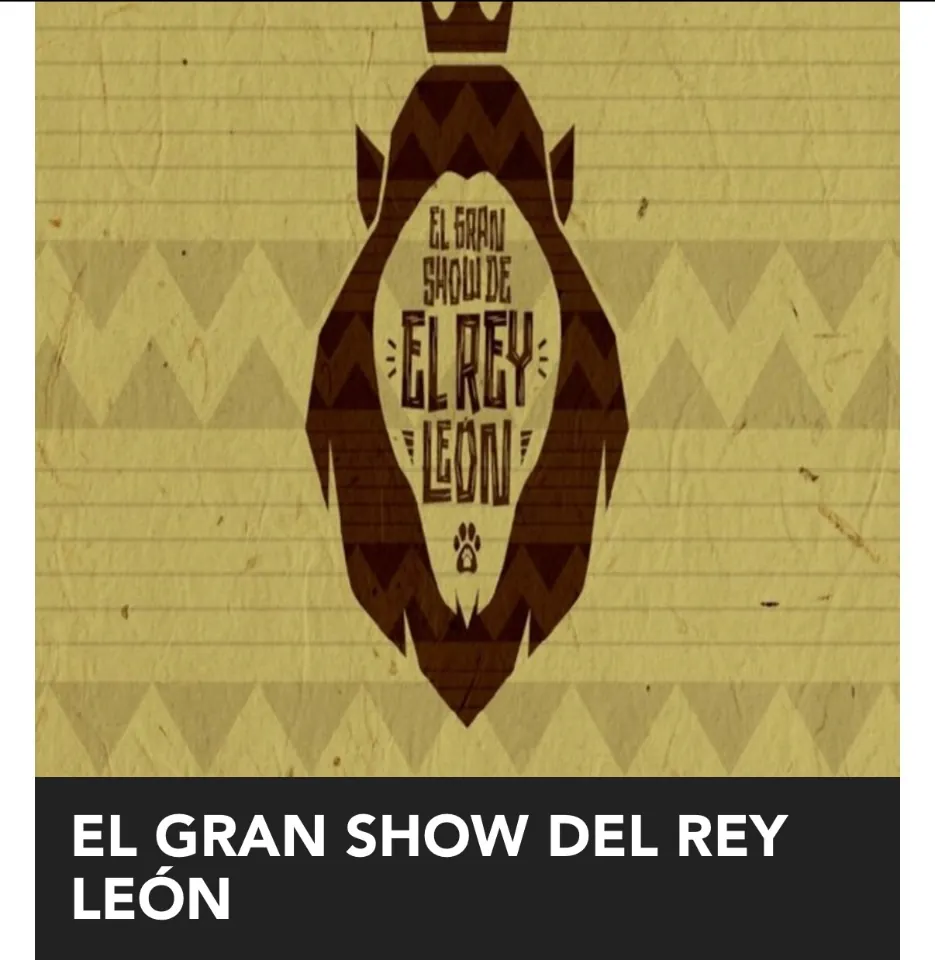 MUSICAL DE EL GRAN SHOW DEL REY LEON